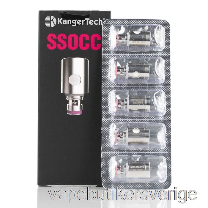 Vape Sverige Kanger Ssocc Ersättningsspolar 0,5ohm Ss Coils